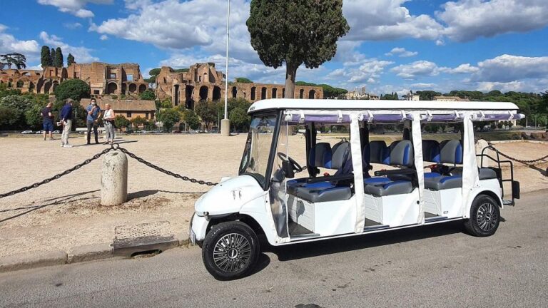 3 Hours Golf Cart Tour of Rome