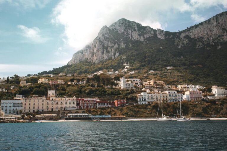 Capri: Private Boat Tour With Swimming Stop and Caves