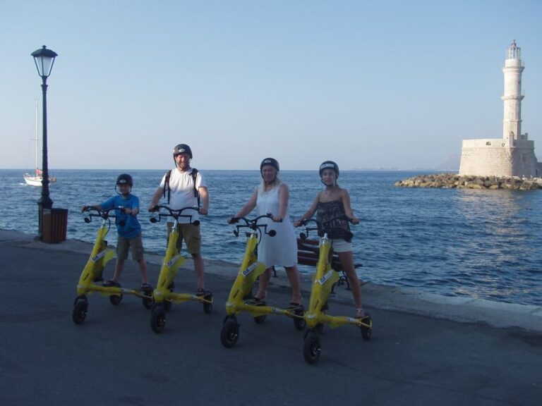 Crete: Chania Trikke Tour Through the Centuries