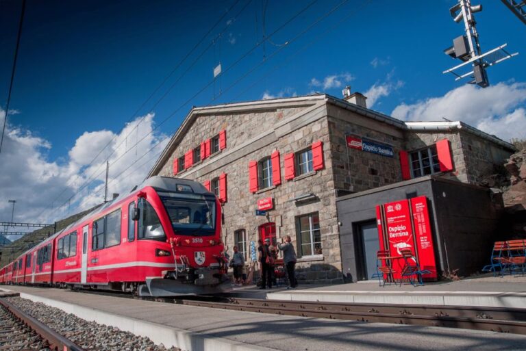 From Colico Railway Station: Bernina Train Ticket