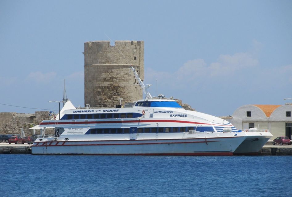 From Marmaris: Independent Day Trip to Rhodes by Catamaran