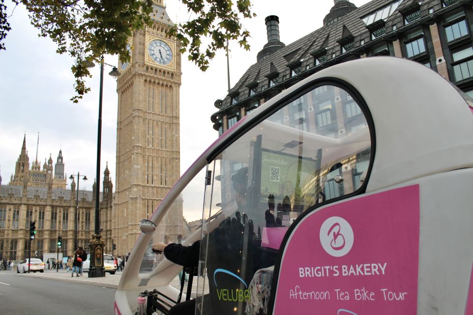 London: Pedicab Bike Tour With Afternoon Tea