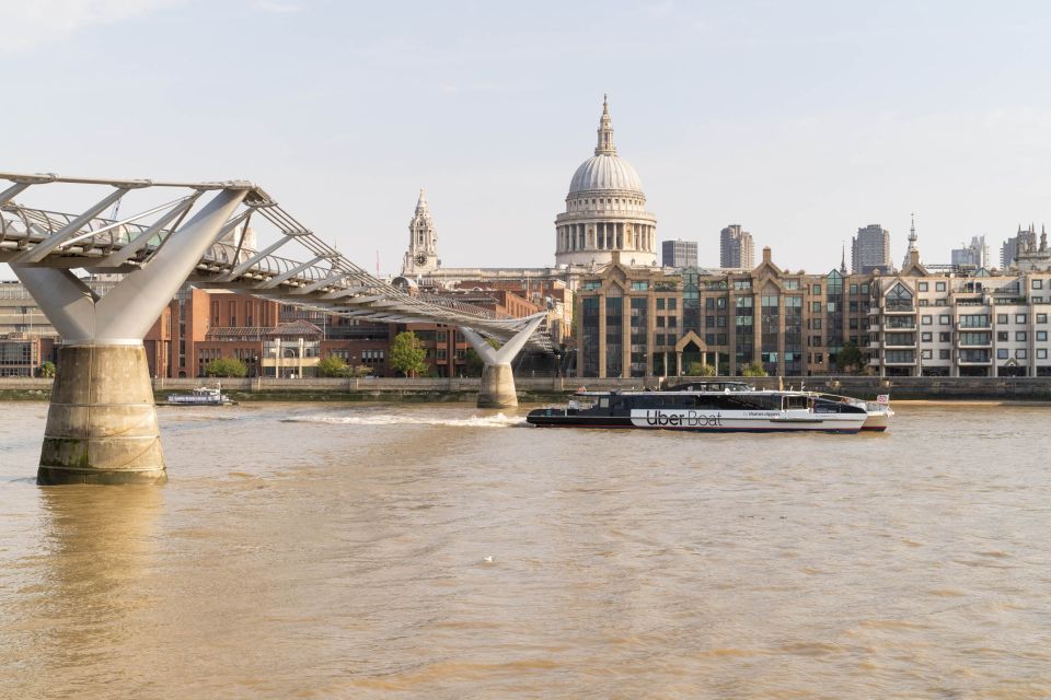 1 london uber boat by thames clippers single river ticket London: Uber Boat by Thames Clippers Single River Ticket