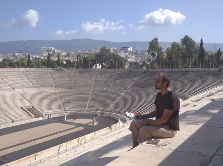 Outdoor Drawing Class in the Old Center of Athens