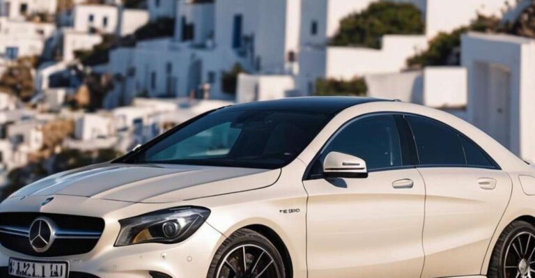 Private Transfer: From Your Villa to Mykonos Airport-Sedan