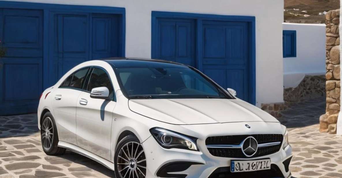 Private Transfer: Mykonos Airport to Mykonos Town With Sedan