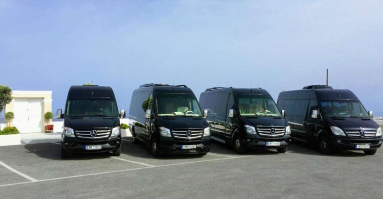 Santorini Private Ride Transfer Services