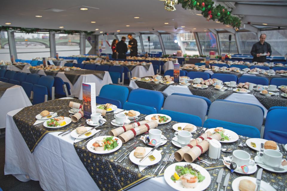 London: Christmas Party Lunch Cruise - Inclusions and Exclusions