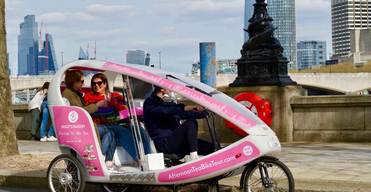 London: Pedicab Bike Tour With Afternoon Tea - Booking Information