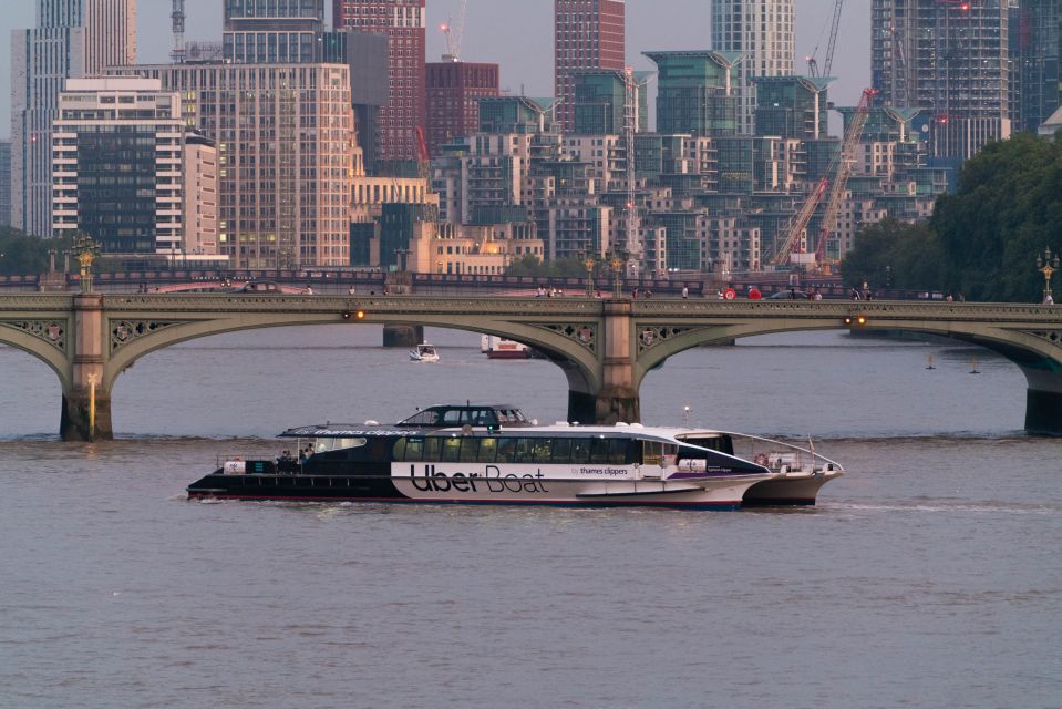 London: Uber Boat by Thames Clippers Single River Ticket - Experience Highlights