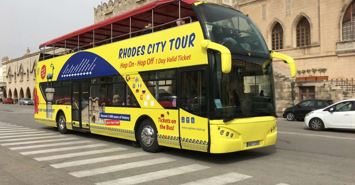 Rhodes: Hop-On Hop-Off City Tour Bus - Bus Features