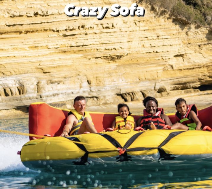 Sidari: Crazy Sofa Water Tube Ride - Booking Information