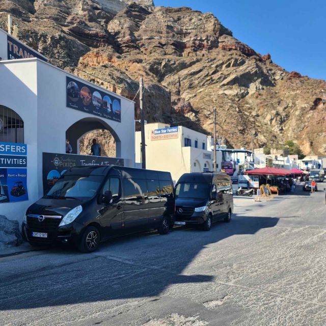 Transfer From Santorini Ferry Port to Airport (Jtr) - Affordable Pricing Options