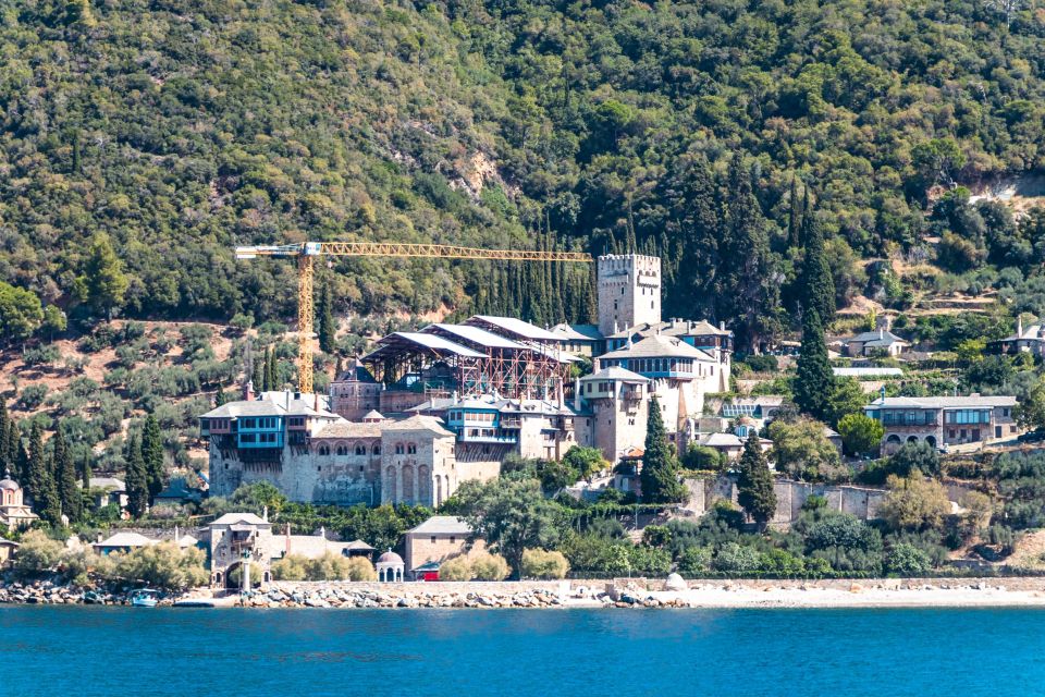 From Thesssaloniki: Mount Athos and Ammouliani Fun Cruise - Full Description