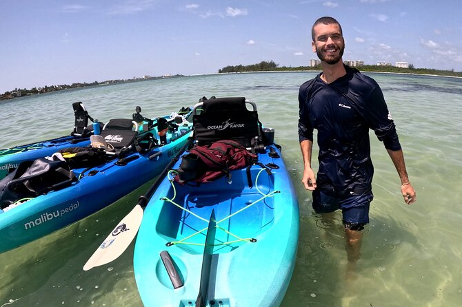 Guided Pedal Kayaking Tour - End Point and Return