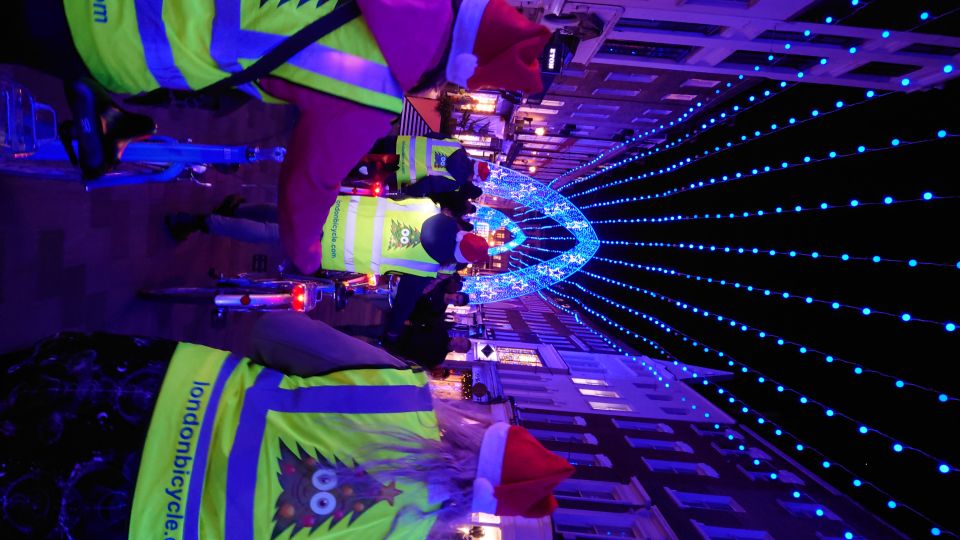 London Christmas Lights Bike Tour - Itinerary