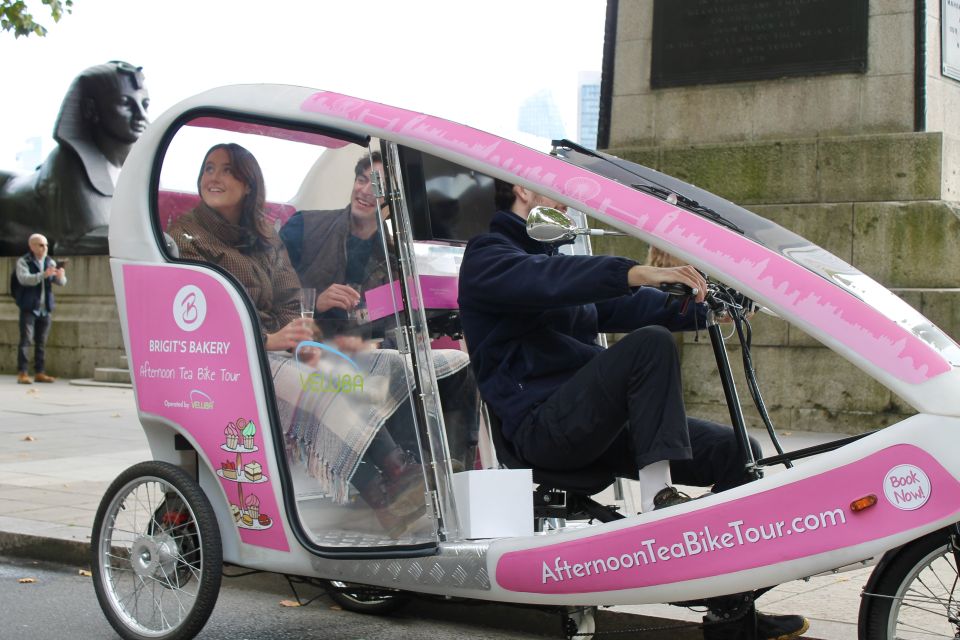 London: Pedicab Bike Tour With Afternoon Tea - Experience Description