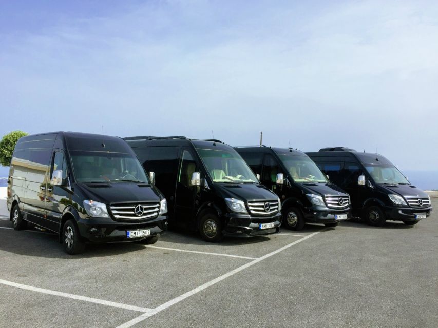 Santorini Private Ride Transfer Services - Inclusions and Amenities