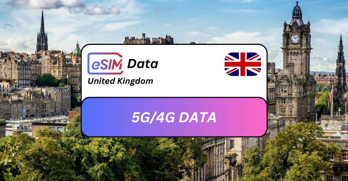 From Bristol: United Kingdom Esim Roaming Data Plan - Description of Service Highlights