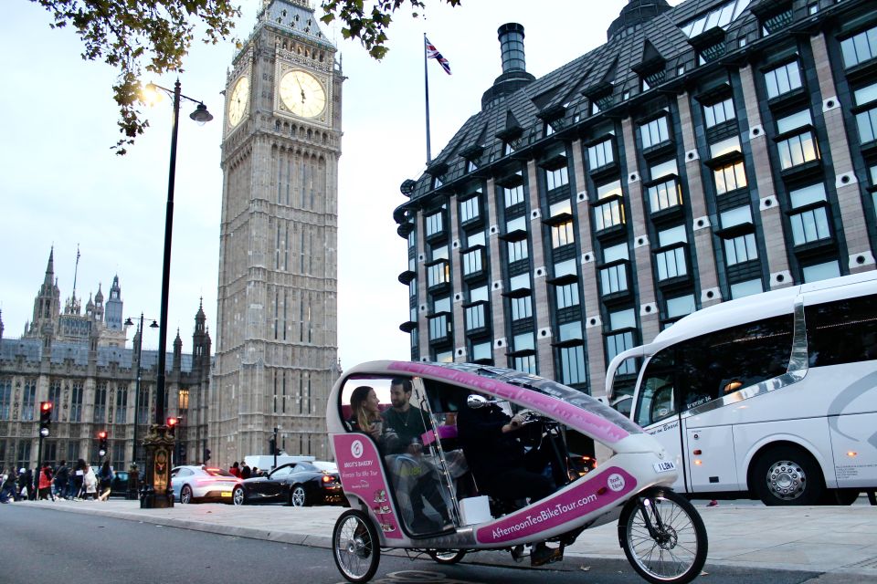 London: Pedicab Bike Tour With Afternoon Tea - Important Information