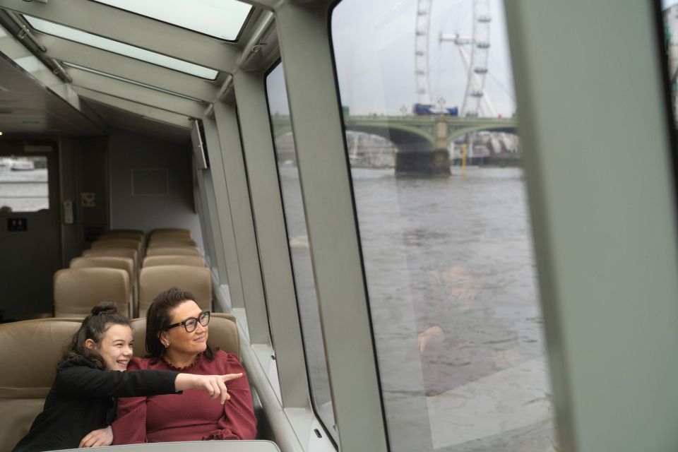 London: Uber Boat by Thames Clippers Single River Ticket - Important Information