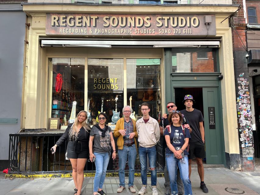 Music Walking Tour of Londons Soho - Inclusions