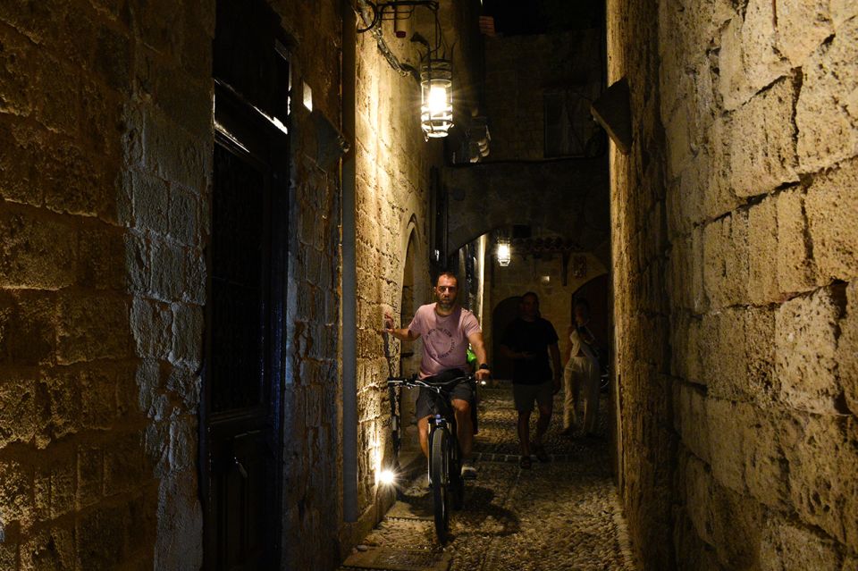 Night Rhodes: Old Town Gastro E-Bike Tour With Drink & Meze - How to Book