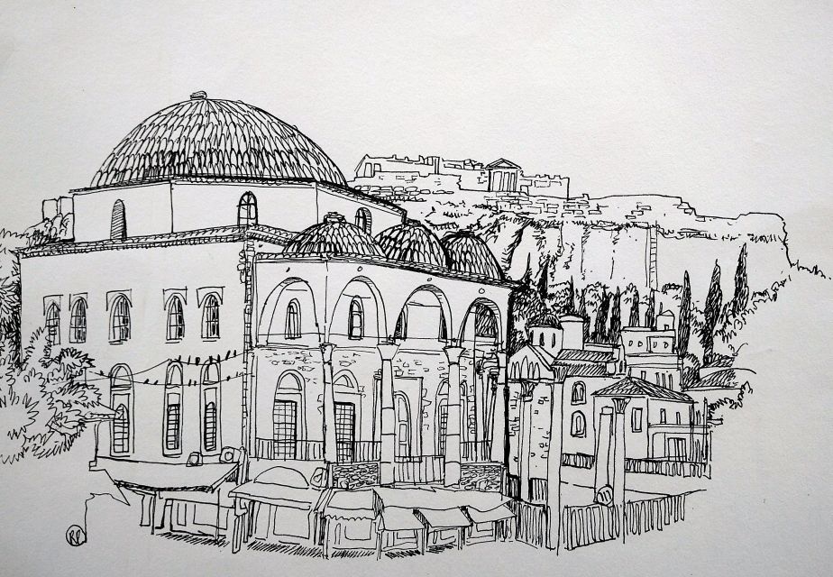 Outdoor Drawing Class in the Old Center of Athens - Meeting Point