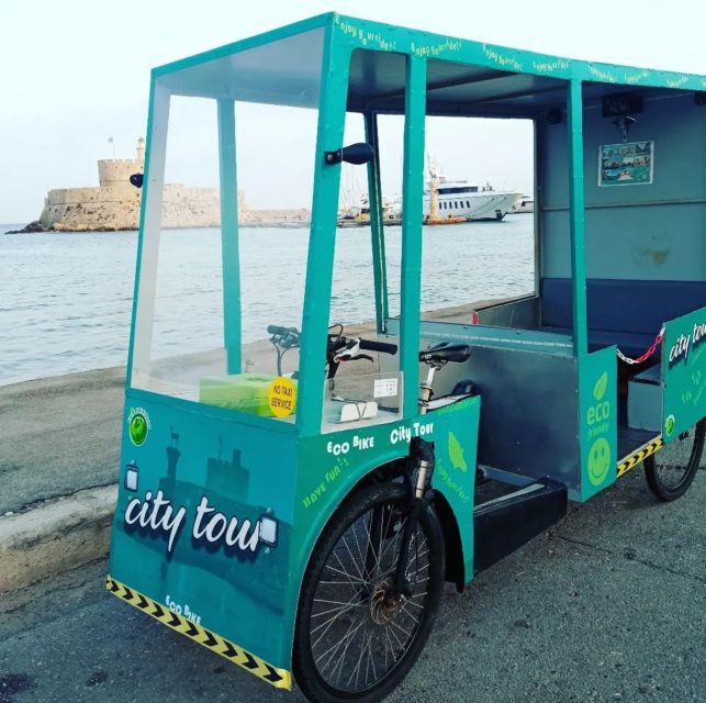 Tuktuk 4seat Electric Bicycle Bus Rhodes 30 Min City - Cancellation Policy