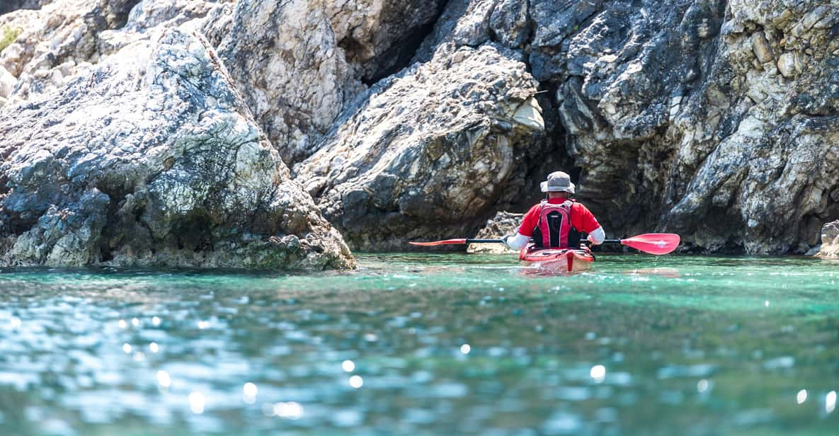 Lefkada: Kayak&Snorkel Visit Bluecave With a Taste of Greece - Instructor and Group Size