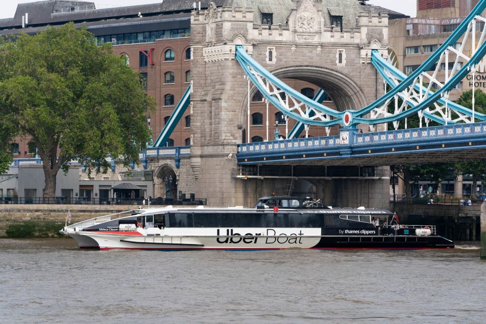 London: Uber Boat by Thames Clippers Single River Ticket - Reservation