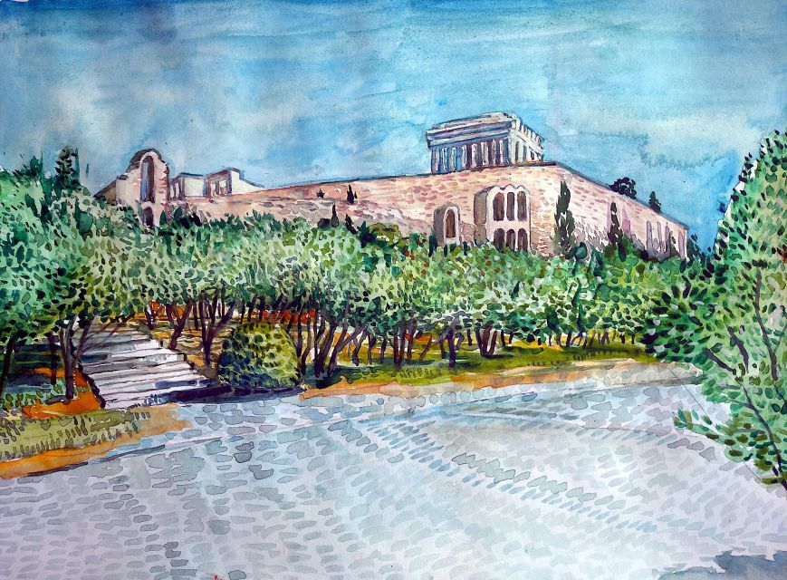 Outdoor Drawing Class in the Old Center of Athens - Booking