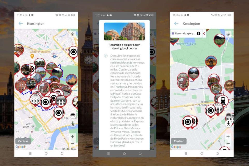 APP Self-Guided Route Londres With Multi-Language Audioguide - Key Points