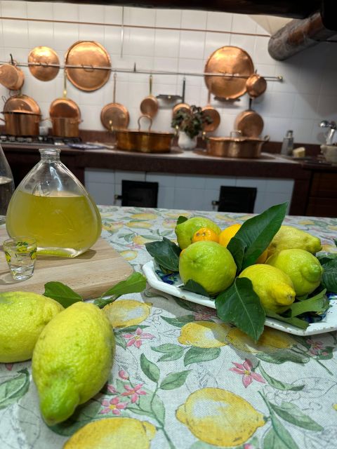 Limoncello Lesson and Banquet on the Gulf of Sorrento - Key Points