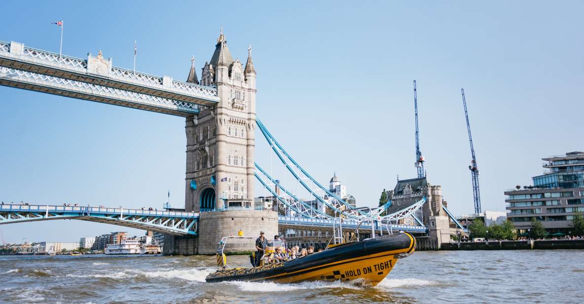 London: Speedboat Sightseeing Tour - Key Points