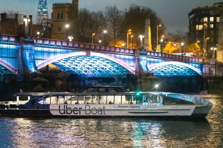 London: Uber Boat by Thames Clippers and Cable Car Ticket