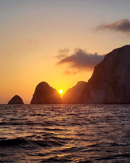 1 zakynthos mizithres sunset cruise with swimming turtles Zakynthos: Mizithres Sunset Cruise With Swimming & Turtles