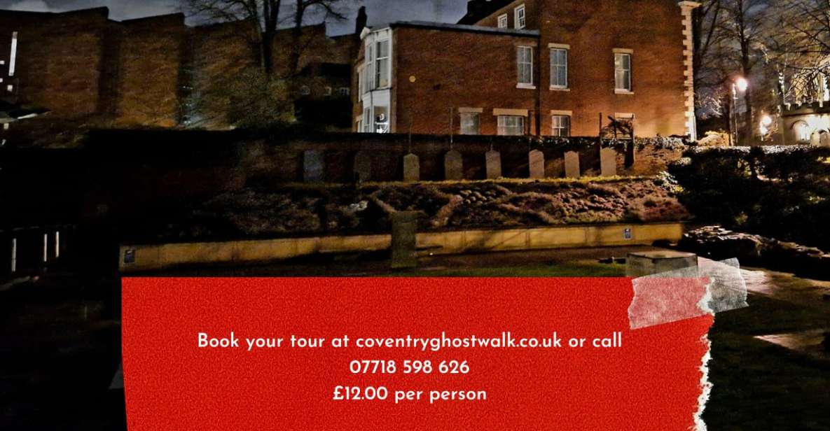 Coventry: Haunted Walking Tour - Booking Information