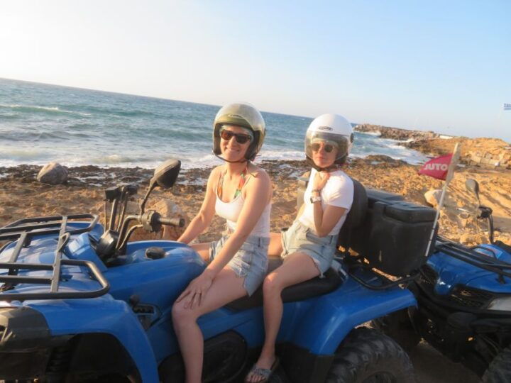 From Hersonissos and Malia: Sunset Quad Safari - Highlights