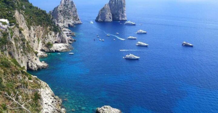 From Naples: Capri Boat Tour With Island Stop and Snorkeling - Itinerary