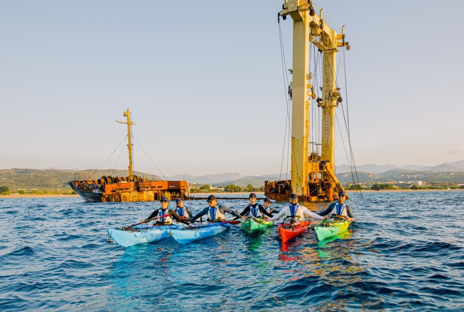 Kissamos: Sunset Kayak Tour to Shipwreck & Exclusive Beach - Key Stops