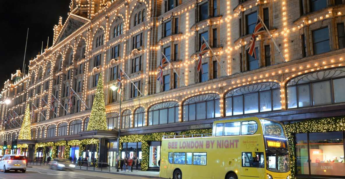 London: Winter Lights Open-Top Bus Tour With Guide - Itinerary Highlights