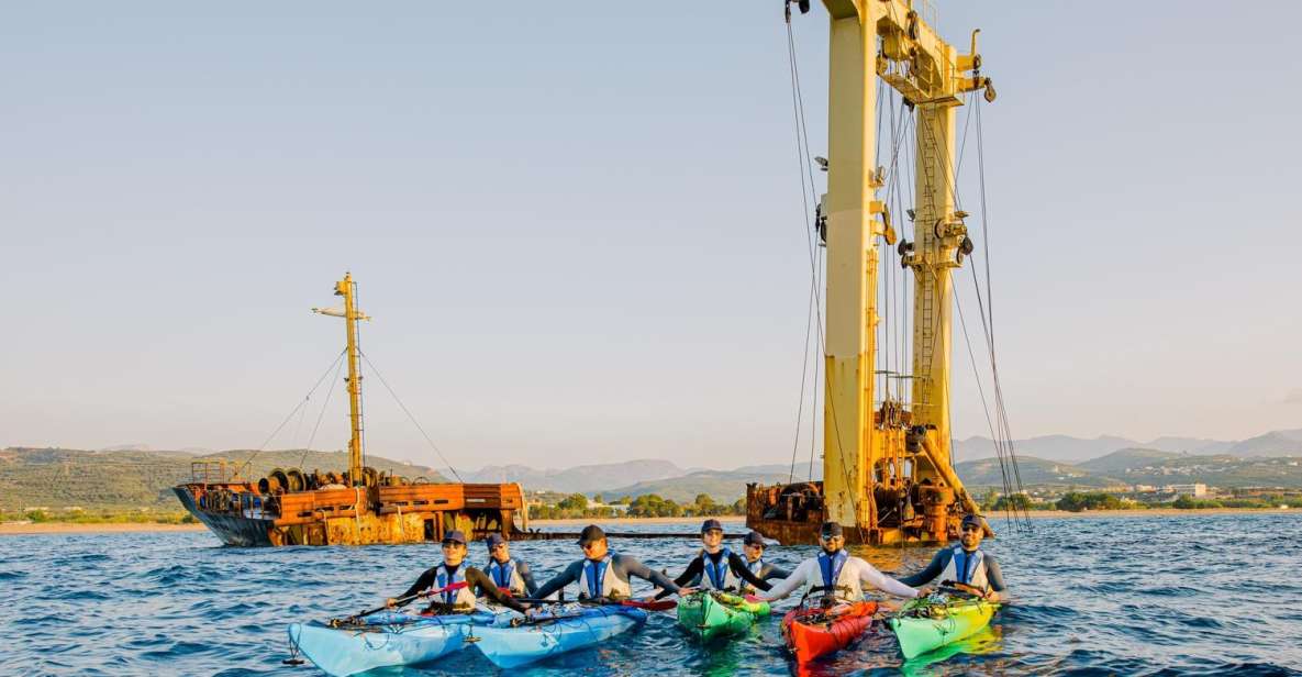 Kissamos: Sunset Kayak Tour to Shipwreck & Exclusive Beach - Activities