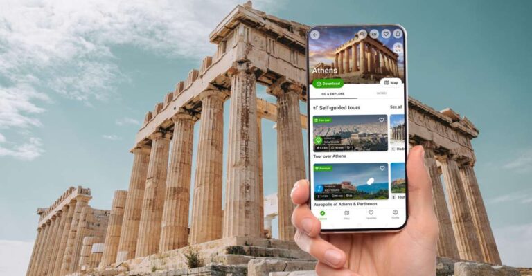 Athens: Self-Guided Audio Tours With Smartguide in English