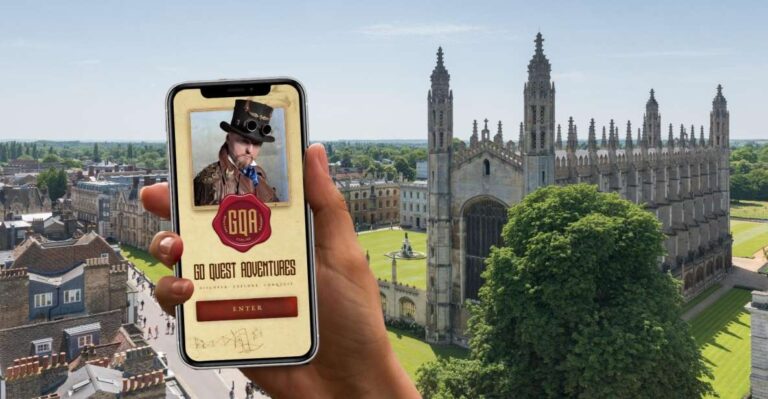 Cambridge: Self-Guided City Walk & Interactive Treasure Hunt