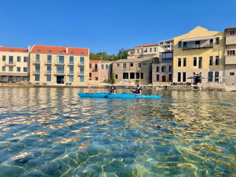 Chania: Morning Sea Kayak Tour Along the Coastline