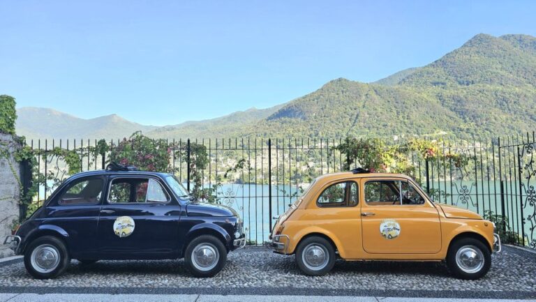 Como Lake: Historic Fiat 500 Rental