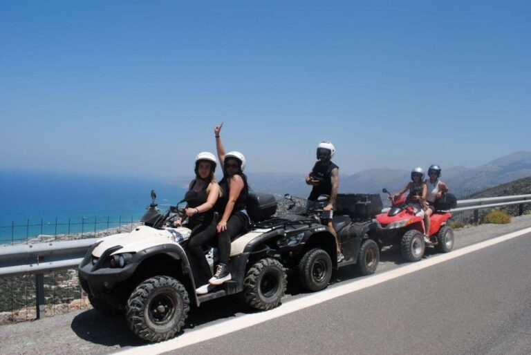 Crete: Quad Off-Road Tour to Villages With Hotel Transfers