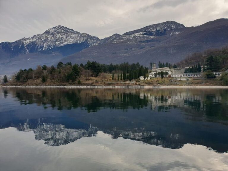 Electric Boat Rental in Colico Como Lake and Natural Reserve