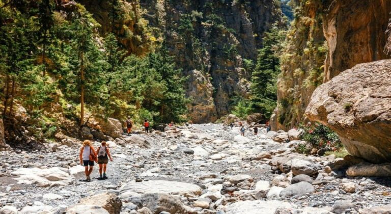 From Chania/Rethymno: Samaria Gorge Easy Way